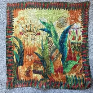 Chicos Tropical Native Tribal Print